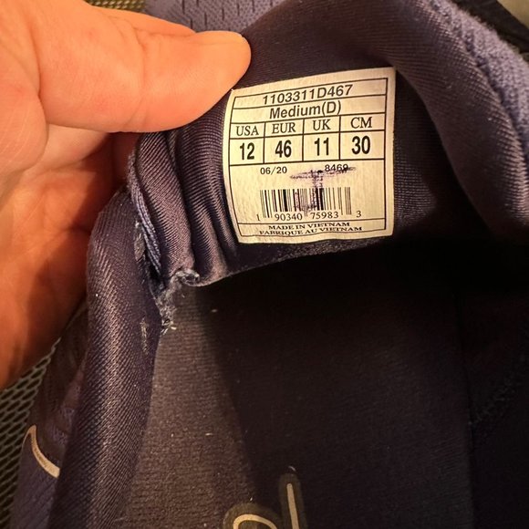 Brooks Transcend 7 Men's Blue Athletic Running Sneakers Shoes Size 12 - Picture 5 of 5